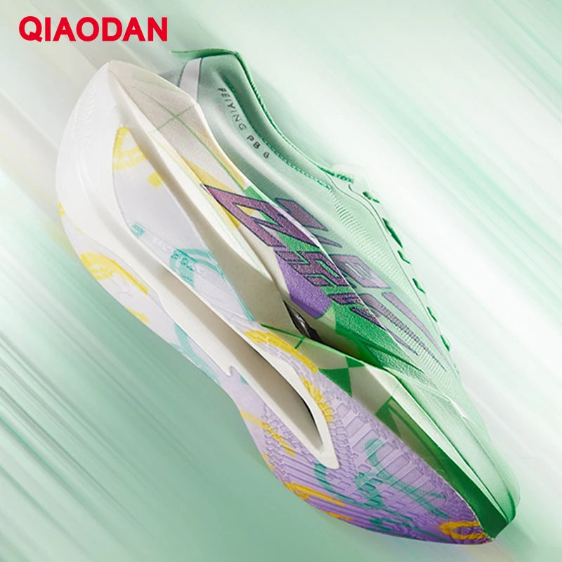 QIAODAN Feiying PB6.0 Ténis de corrida com sola de carbono para homem, ténis profissionais de maratona, ténis desportivos leves QDB023263299