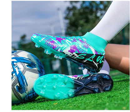 Brand Fashion Football Sneakers for Men and Women Professional Field Boots Big Size 46 Long Spikes Soccer Cleats Men's Football Boots