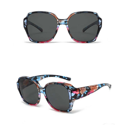 Oversized Over Glasses T01 Sunglasses for Women Men Square Fit Over Sun Glasses UV400