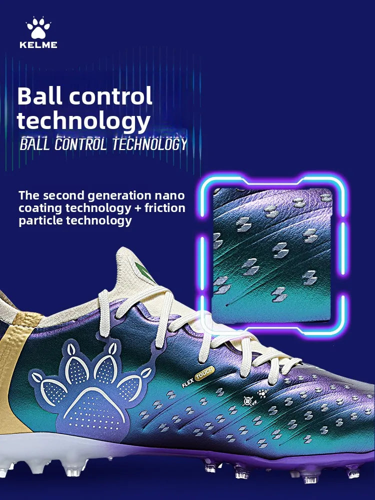 Kelme Adult Football Shoes MG Short Nail Men's Training Football Boots Professional Competition Grass-Specific Soccer Shoes