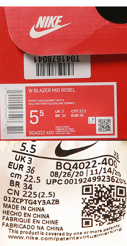 Nike originale, sæsonaktuelle, nye højtoppe casual-sko til kvinder BQ4022-400