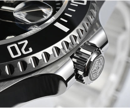 San Martin Watch New Upgraded Sub Men PT5000 ST2130 Automatic Diving Watches with Ceramic Bezel 200m Waterproof Sapphire SN0017G