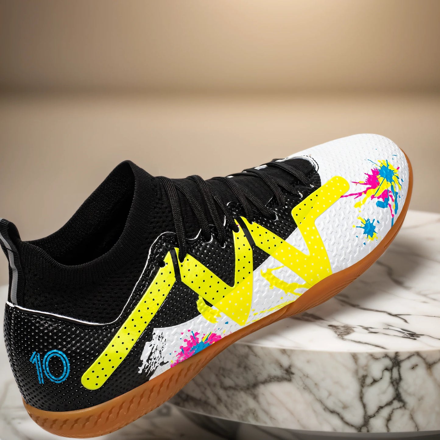 High-Top Soccer Shoes for Indoor Five-a-Side Training for Men and Women Slip-Resistant and Wear-Resistant Sneakers