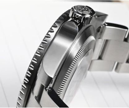 San Martin Watch New Upgraded Sub Men PT5000 ST2130 Automatic Diving Watches with Ceramic Bezel 200m Waterproof Sapphire SN0017G