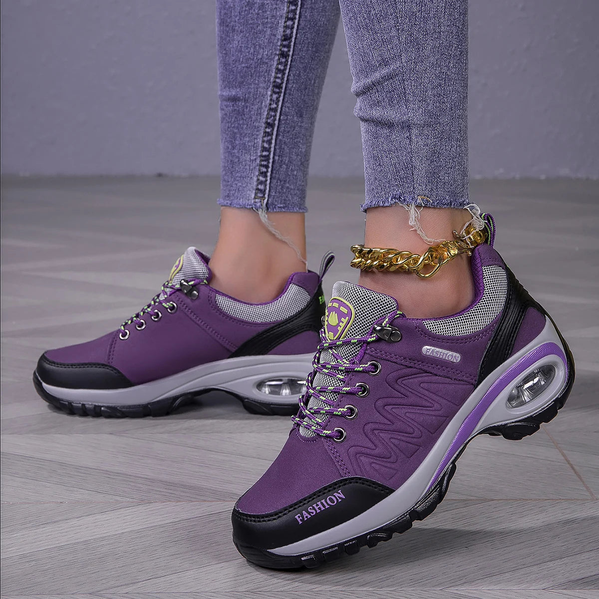 Damen-Wanderschuhe 2025 Frühling und Herbst – neue rutschfeste Cross-Country-Lauf- und Wandersportschuhe