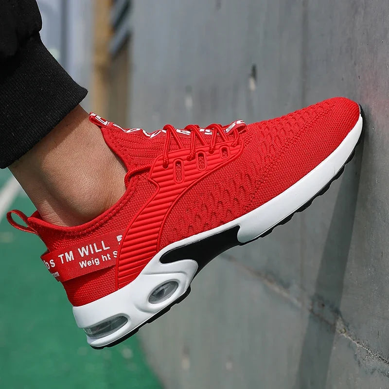 Sommer herresko i mesh, afslappede sportssko, forår/sommer-sko, tennis, letvægts-vandresko, sorte sneakers, populært produkt
