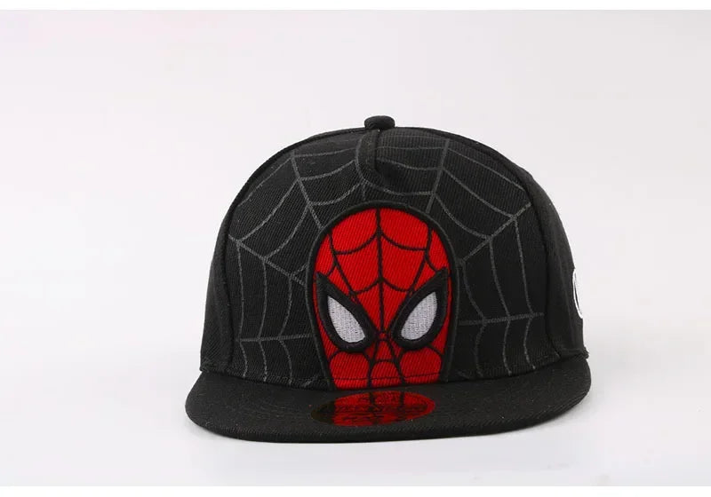 Anime-tegneserie Spiderman-hatte til børn, småbørn og babyer – baseballkasketter til forår og sommer – justerbare snapback-kasketter i hiphop-stil til børn