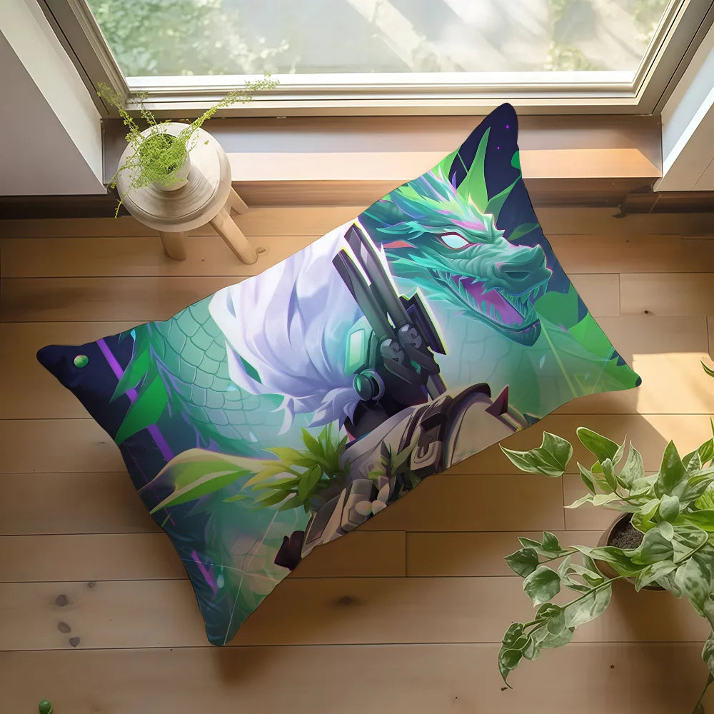 Battle royale game F-Fortnite c cushion cover Hit product Sofa living Room Office Rectangle Pillow Home Coffee Shop Bedding
