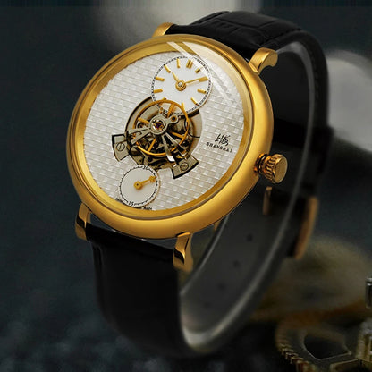 Shanghai Watch THE BUND Collection Men's Mechanical Watches Sky Dome Central Rotor Automatic Watch 43mm Case Sapphire Glass 820