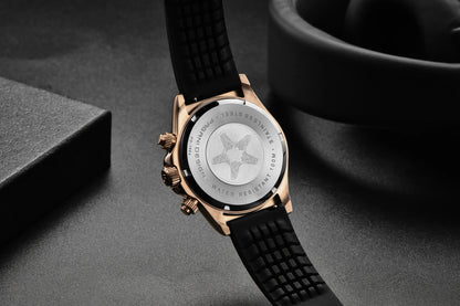 2026 New PAGANI DESIGN PD-1664 Meteorite Dial Fashion Men Quartz Wristwatches 100M Sapphire Glass Chronograph relogio masculino