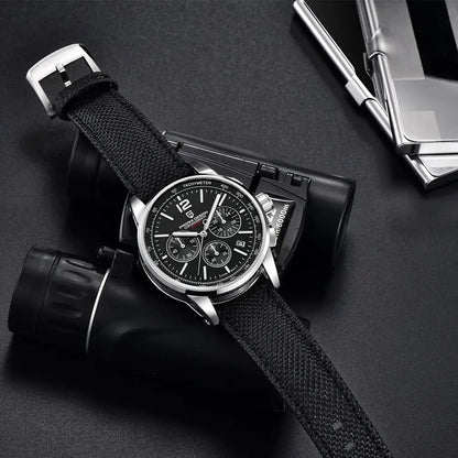 Pagani Design For Mens Watch Chronograph Japan Vk63 Sport Quartz Wristwatch Sapphire Date 100m Waterproof Reloj Hombr Masculino