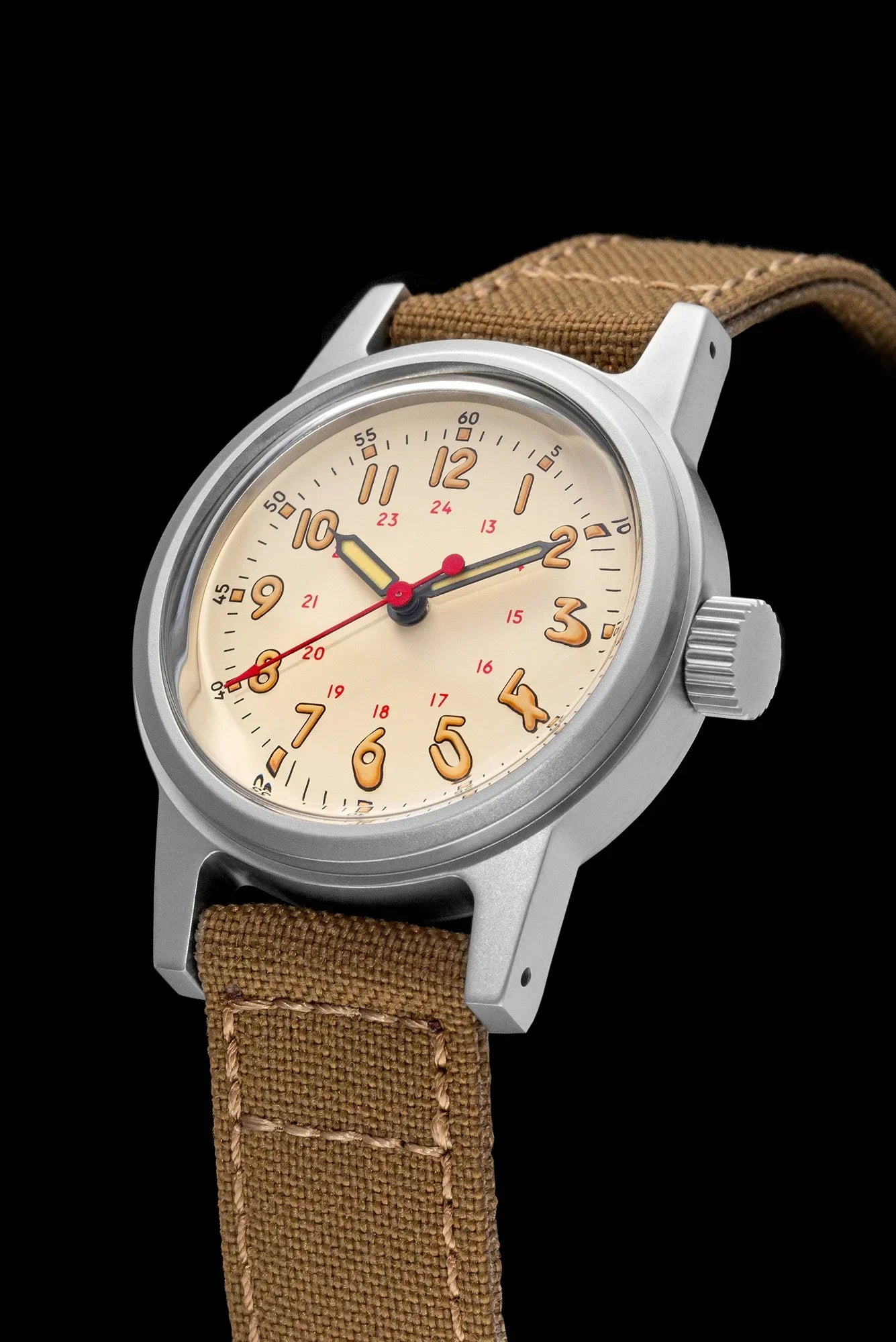 THORN Retro Military Watch 36mm Made of NH35A Movement SHY-043 Sport Watch Unisex Men's and Women's Luxury