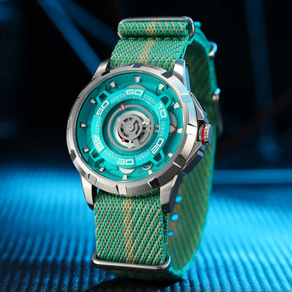 BERNY Automatic Skeleton Watch For Men 3D Dial 5ATM Luminous Sapphire 316L Steel MIYOTA 82S0 Mechanical Top Luxury Men's Watches