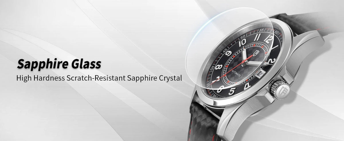 BERNY Automatic Mechanical Watches for Men 38mm Super Luminous PT5000 ST2130 High Precision Luxury Sapphire Wristwatch Easy Read