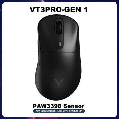 Rapoo VT3Pro GEN-1 Wireless Gaming Mouse 59g Lightweight 8KHz Polling Rate 26000DPI 9 Programmable Buttons Optical Sensor