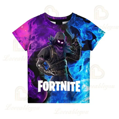 Παιδικό T-shirt Fortnite Victory Game 3D, ρούχο για μωρά, στυλ Harajuku, χαριτωμένο μπλουζάκι Battle Royale Hero για αγόρια και κορίτσια
