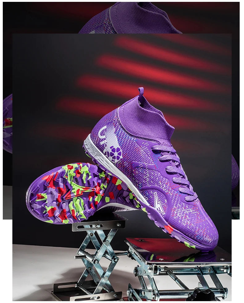 Nieuwe voetbalschoenen voor heren, ademende trainingsschoenen met noppen voor gras, lange spikes voor wedstrijden, indoor sneakers, ultralicht, dropshipping