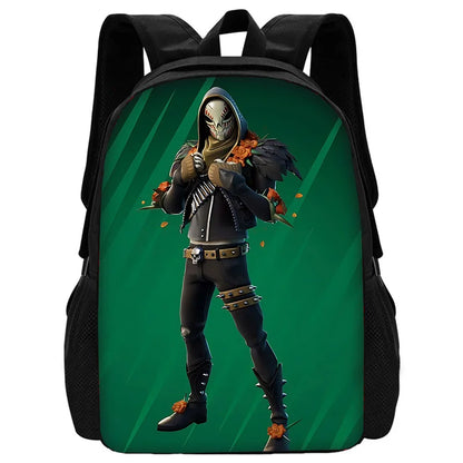 Hot-Game-Shooter-Fortnites-Kinderrucksack für Jungen und Mädchen, Schüler-Geburtstagsgeschenk, Unisex-Schultasche für Kinder, langlebiger Camping-Rucksack