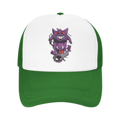 Pokemon Pikachu Trucker Hats Adult Vintage  Dad Hat Trucker Hat Sun Hats Adjustable Snapback Caps Mesh Baseball Caps Summer