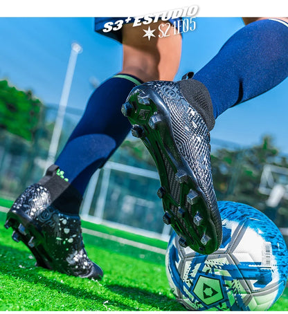 New Men Professional Soccer Shoes Non-slip Football Boots Unisex Breathable Futsal Sports New Cleats Drop Shipping Ultralight