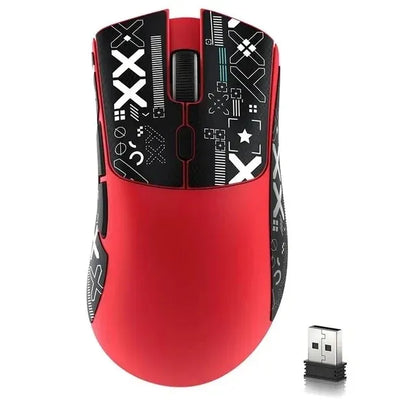 Rato ultraleve ATTACK SHARK R1 59g com PAW3311, 18000DPI, 400IPS, 40G, 1000Hz, Tri-Mode, controlador Broadcom BK3633, 20 milhões de cliques