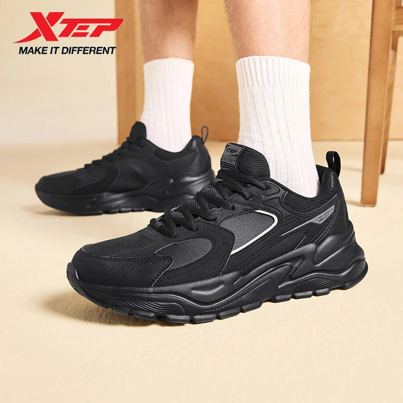 Zapatillas deportivas informales de invierno para hombre de Xtep, estilo urbano, acolchadas, ligeras, resistentes al desgaste y transpirables, modelo 875419320005