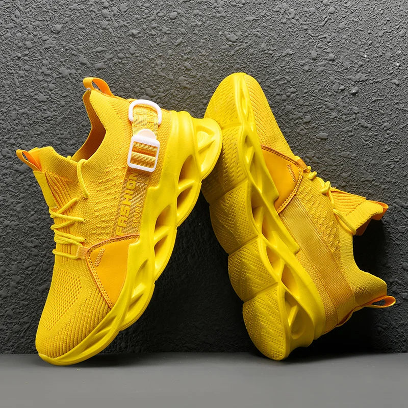 Men's Breathable Fashion Mesh Running Shoes High Quality Unisex Lightweight Tennis Athletic Sneakers 2023