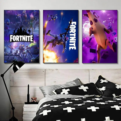 cool F-FORTNITE  high-definition poster sticker, sprucing up home and room walls, available in diverse styles.
