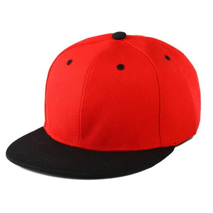 Fashion Solid Baseball Cap Flat Peak Hip Hop Hats Men Women Snapback Caps Male Bone Band Kpop Casual Travel Outdoor Sun Hats