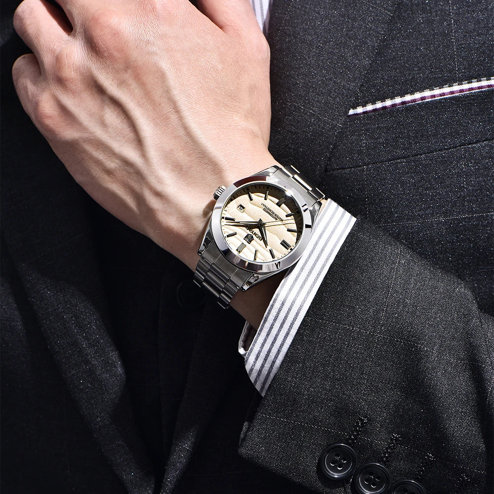 BENYAR Top Sand Series 40mm Hot Selling Mechanical Watch 316L Stainless Steel Simple 5 Bar Waterproof Automatic Men's Watch