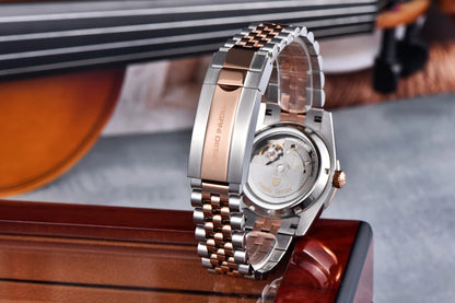 2026 New PAGANI DESIGN Enamel Dial DD36 Luxury Silver Gold Automatic Watch For Men AR Sapphire crystal Mechanical Wristwatch Men