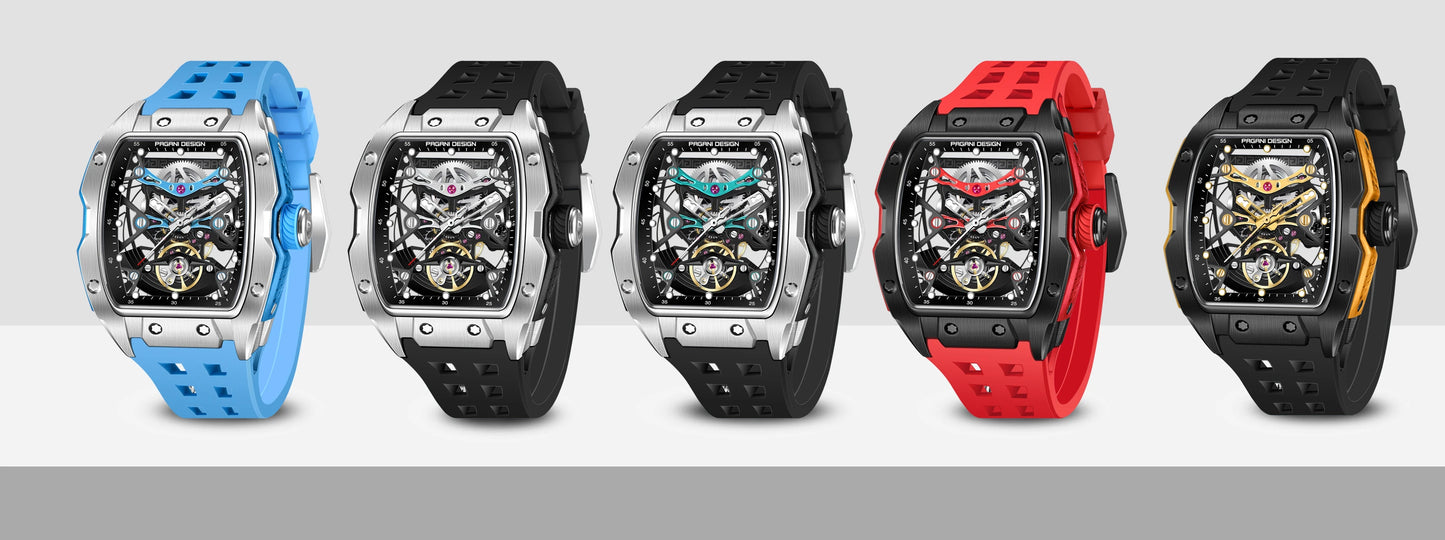 2026 Pagani Design new men's watch 50 meter waterproof stainless steel case luminous dial fashionable men's mechanical watch