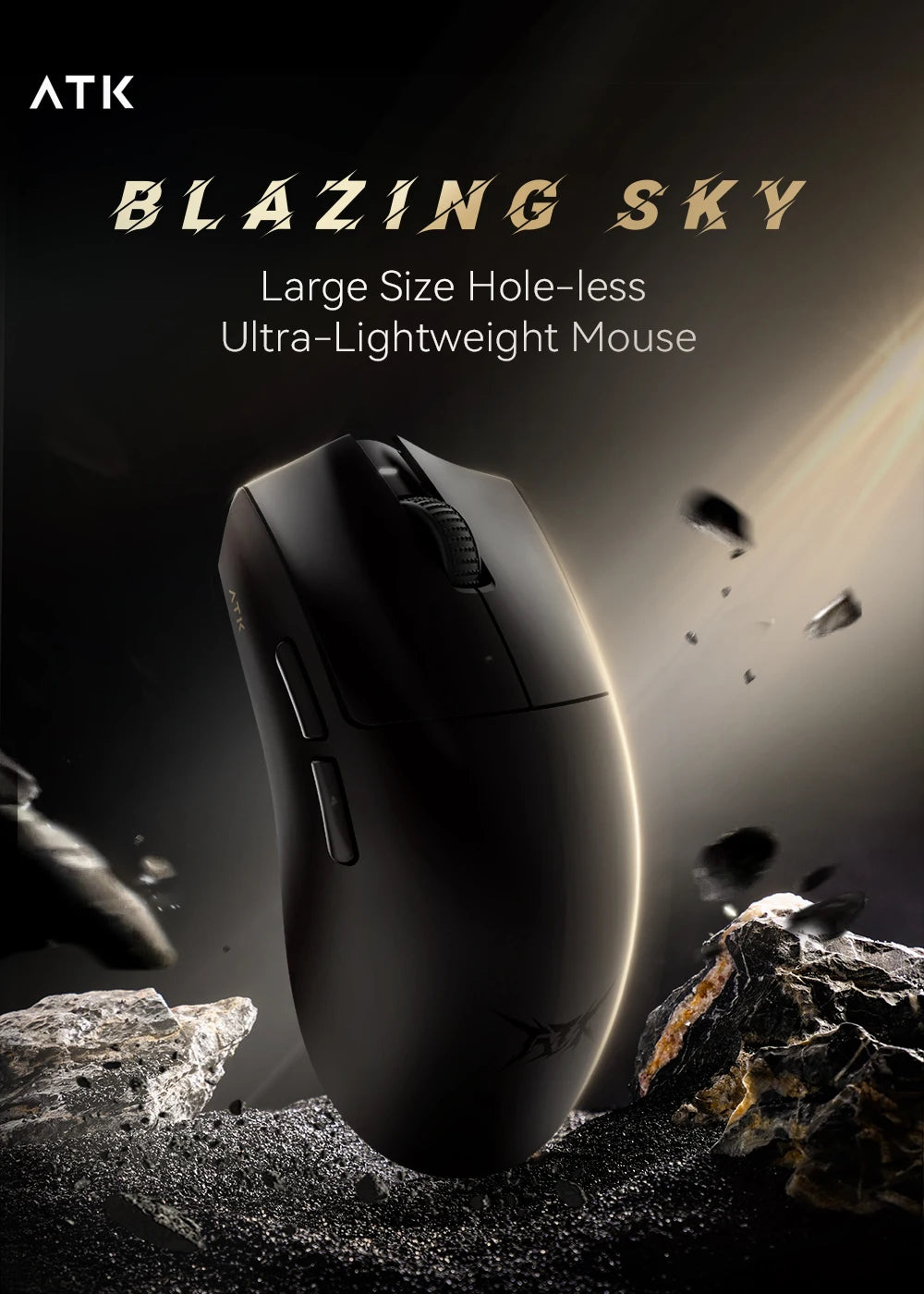 ATK X1 Series Wireless Bluetooth Mouse Paw3950/Ultra 8k Lightweight 49g Three Mode Mouse Fps Gamer Mouse Custom Gift