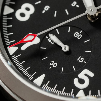 Militado ML1868KF Quartz Watch VK67 Chronograph Movement Military 3 Dial Vintage Watch 100m Waterproof Sapphire Crystal Watches