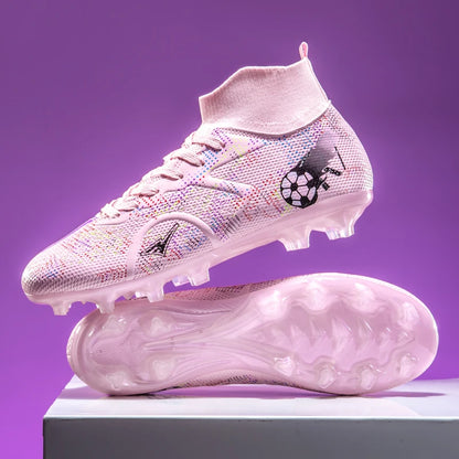 Nieuwe voetbalschoenen voor heren, ademende trainingsschoenen met noppen voor gras, lange spikes voor wedstrijden, indoor sneakers, ultralicht, dropshipping