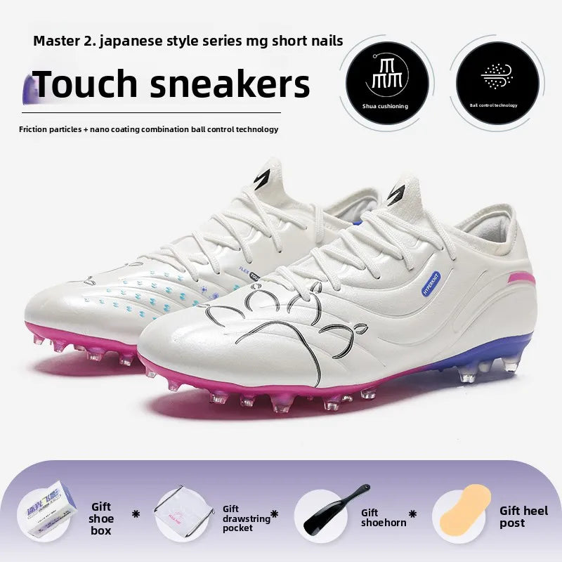 Kelme Adult Football Shoes MG Short Nail Men's Training Football Boots Professional Competition Grass-Specific Soccer Shoes
