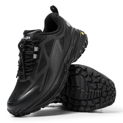 Fittington Wide Sneakers for Men Slip-on Hiking Shoes Soft Comfortable Men Running Shoe Slip Resistant Walking Shoes with Arch