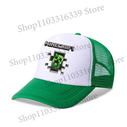 New Game Theme Hat Man Baseball Cap Male Sunshade Sunscreen Cap Minecrafted Fashion Hip Hop Caps Leisure Net Hats Birthday Gift