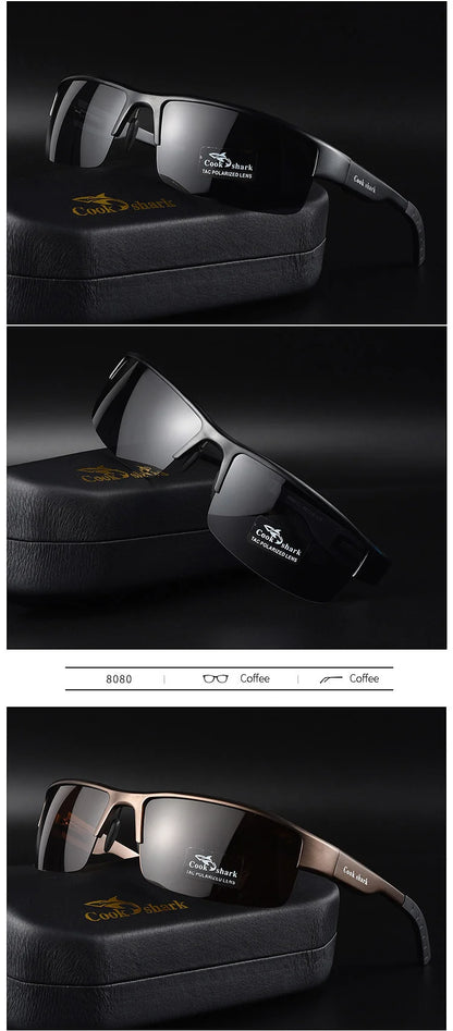 Cook sunglasses for men driving with UV-proof discoloration sunglasses polarized day and night glasses