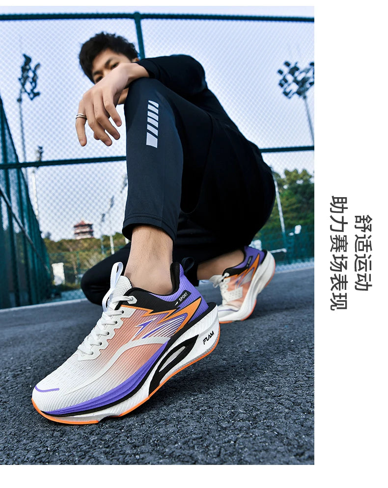 Sports Running Shoes for Men Sneakers Marathon Breathable Comfortable Brand Trend Women’s Athletic Trainers Outdoor Sneakers with Air Cushion