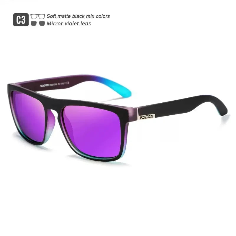 Outdoor Sport Square Myopia Lens Prescription Sunglasses Men Polarized Driving Anti-Glare Myopes Lunettes 0 -0.5 -0.75 To -6.0