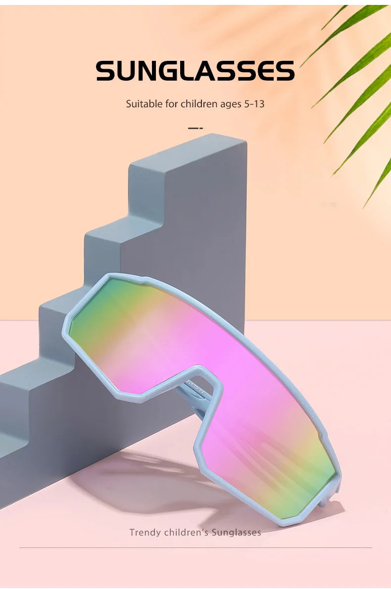 New Kids Polarized Sunglasses Outdoor Cycling High Quality Shades UV400 Protection Sun Glasses For Boys Girls 5-13