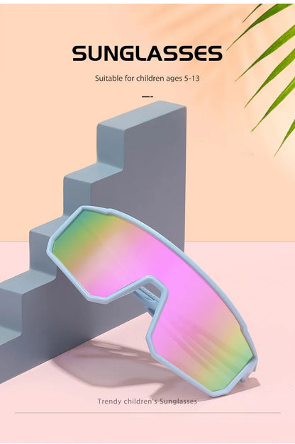New Kids Polarized Sunglasses Outdoor Cycling High Quality Shades UV400 Protection Sun Glasses For Boys Girls 5-13