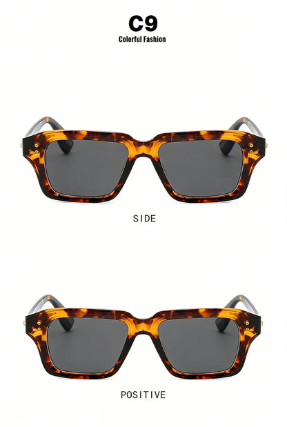 LOERHUNAR Classic Rivet Myopia Sunglasses Men and Women Vintage Outdoor Driving Shades Customize Optical Prescription Sunglasses