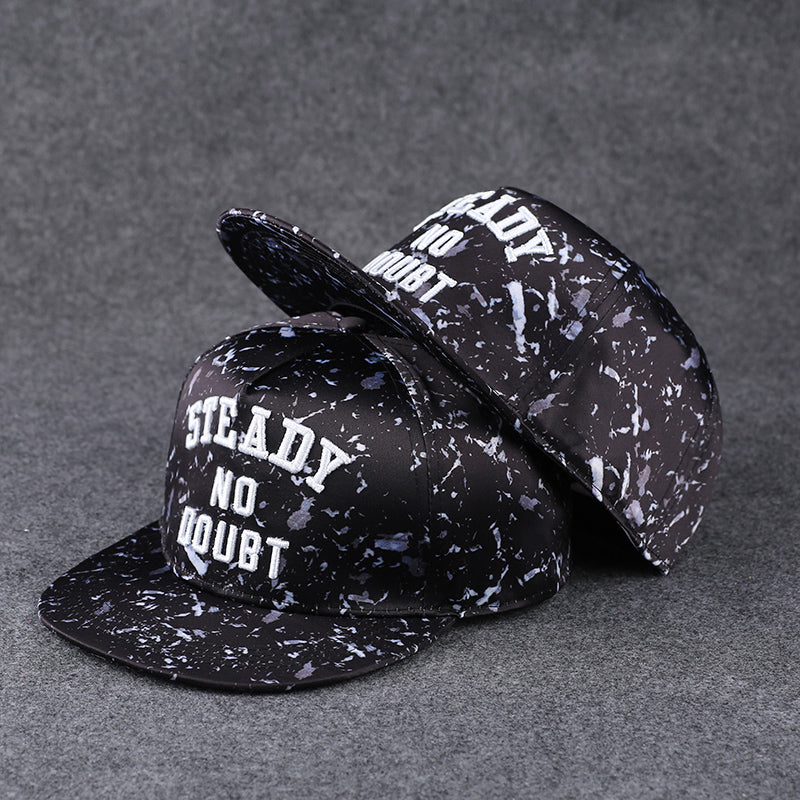 Gorra de béisbol unisex con alfabeto, estilo urbano de verano, bordada, con botón trasero, para exteriores, hip hop, ajustable y casual para hombre y mujer