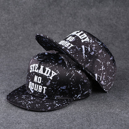 Gorra de béisbol unisex con alfabeto, estilo urbano de verano, bordada, con botón trasero, para exteriores, hip hop, ajustable y casual para hombre y mujer
