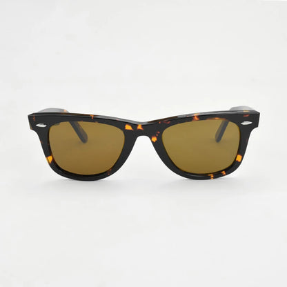 SUN glasses classics Glass lens Acetate sun glasses men Y-2140 Double rivet Design Goggles Elegant Female Square UV sunglass