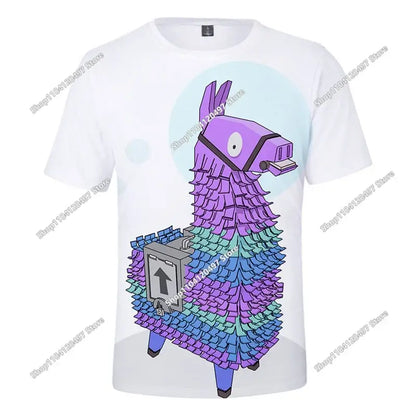 Halloween Peely 3D тениска за момчета и момичета, коледни Fortnite тениски, Battle Royale streetwear, детска Victory Game мъжка тениска, дрехи