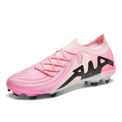 New Men's Soccer Shoes Adult Non-Slip Boys Adult Futsal Sport Football Boots Grass Cleats Indoor Ultralight Turf Comfortable