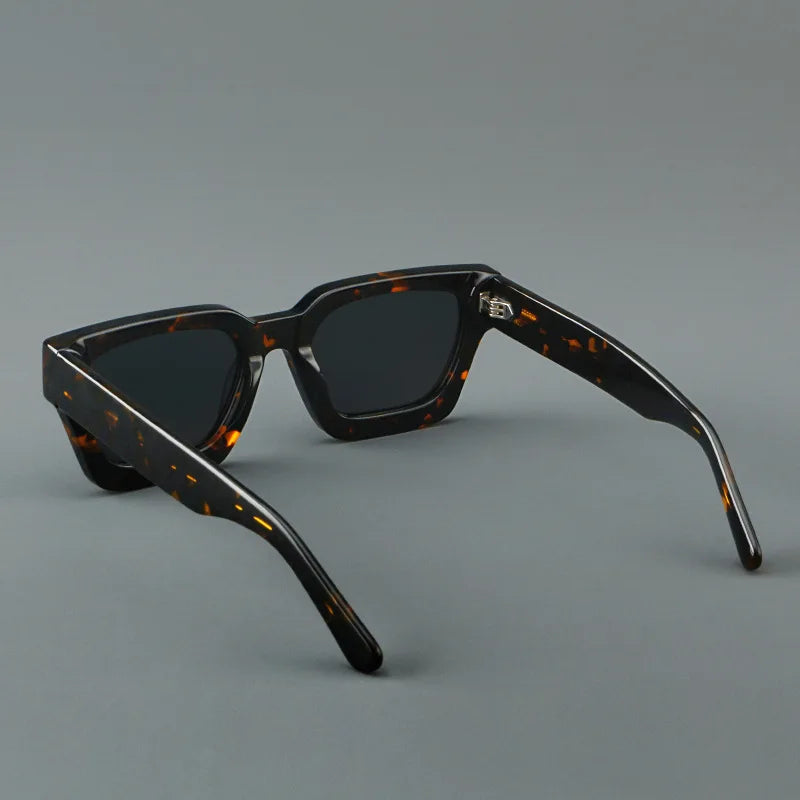 Luxury Acetate Frame Sun Glasses Rectangle Polarized Sunglasses Fashion Design High Quality UV400 Outdoors Eyewear Men Women